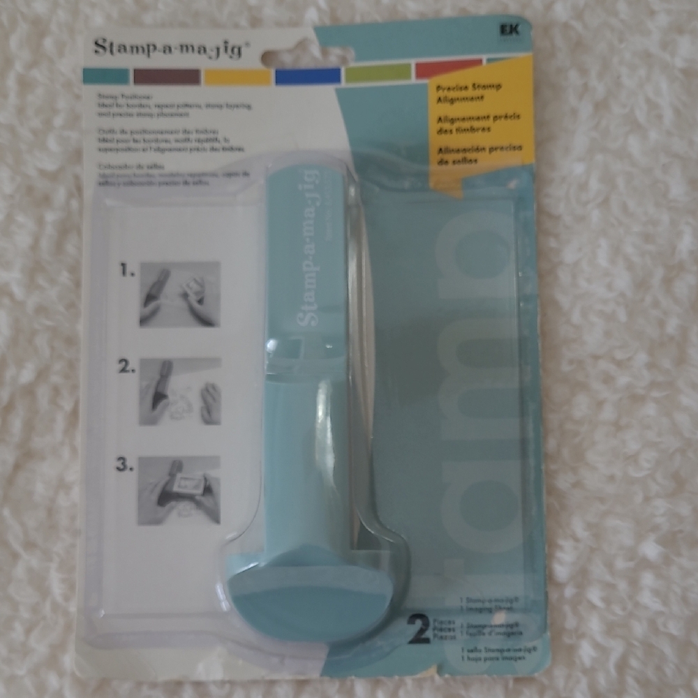 EK Stamp-a-ma-jig Stamp Positioner Card Making Scrapbooking Precise Stamping - Picture 1 of 9